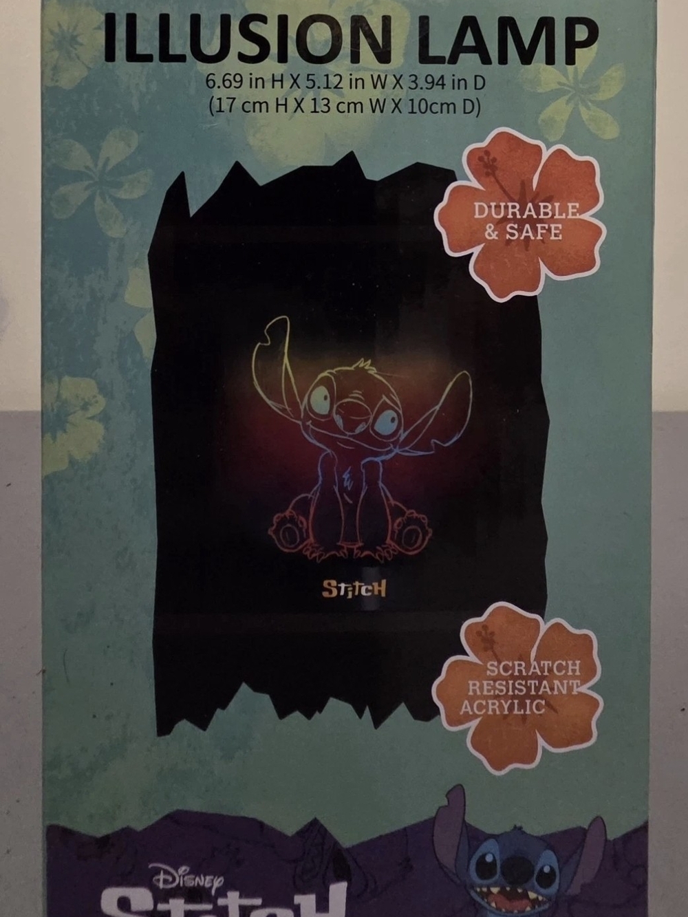 Disney Stitch Illusion Lamp - Multicolor Glow